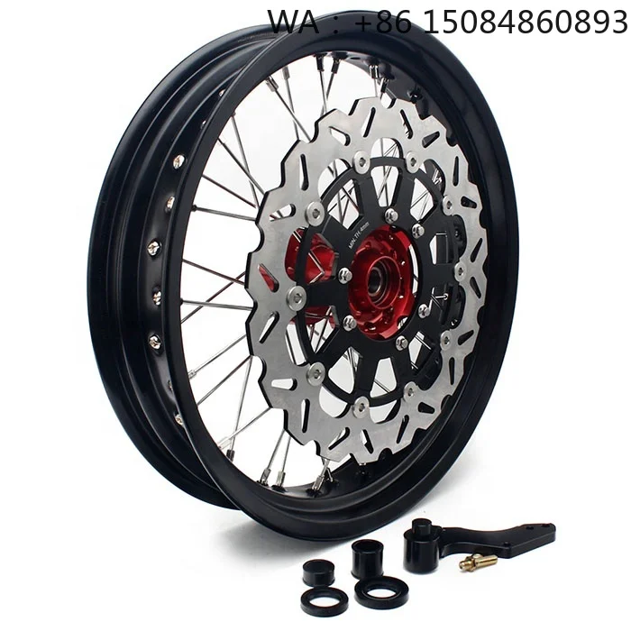 WSBK tournament Zhang Xue's same style, motorcycle parts, 17 Inch CNC Aluminum Supermoto Wheel Rim, High Precision Spoke Wheel f
WSBK tournament Zhang Xue's same style, motorcycle parts, 17 Inch CNC Aluminum Supermoto Wheel Rim, High Precision Spoke Wheel f