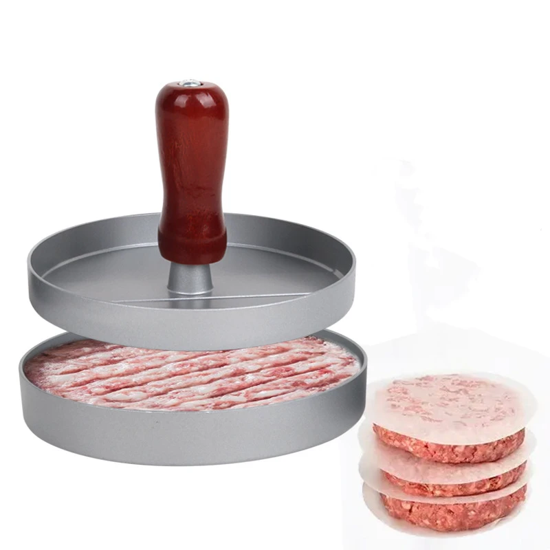 Beef Burger Press Mold, Manual Meat Press, Non-Stick Coating Kitchen Food Mold for Burger, Hamburger
Beef Burger Press Mold, Manual Meat Press, Non-Stick Coating Kitchen Food Mold for Burger, Hamburger