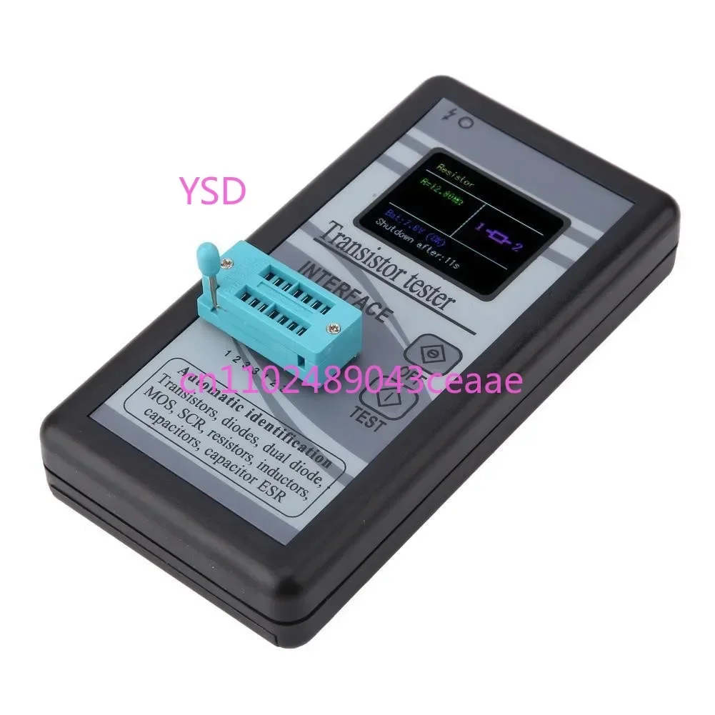 Color screen graphic display M328 transistor tester, resistance meter, inductance meter, capacitance meter ESR meter
Color screen graphic display M328 transistor tester, resistance meter, inductance meter, capacitance meter ESR meter