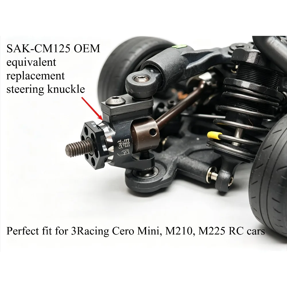 Aluminum Steering Knuckle SAK-CM125 For 3Racing Cero Mini M M210/225 1/10 M Chassis Drift Car Replace Plastic Steering Cup
Aluminum Steering Knuckle SAK-CM125 For 3Racing Cero Mini M M210/225 1/10 M Chassis Drift Car Replace Plastic Steering Cup