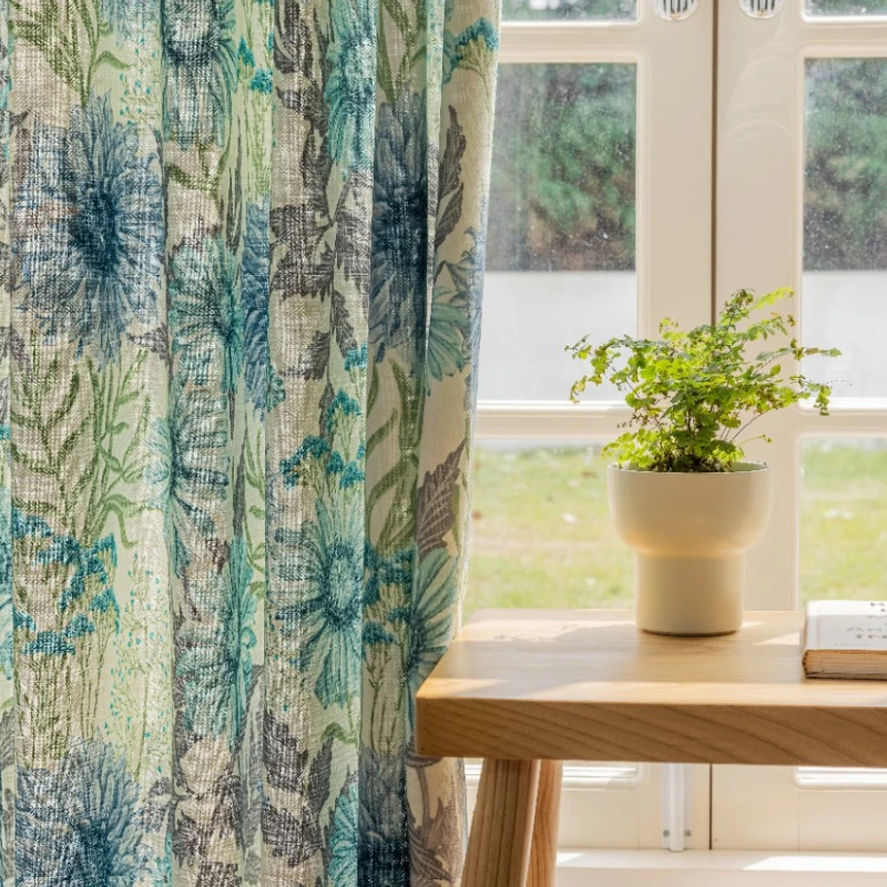 New French American Garden Plant Flower Cotton Hemp Printing Bedroom, Living Room, Balcony Curtains
New French American Garden Plant Flower Cotton Hemp Printing Bedroom, Living Room, Balcony Curtains
