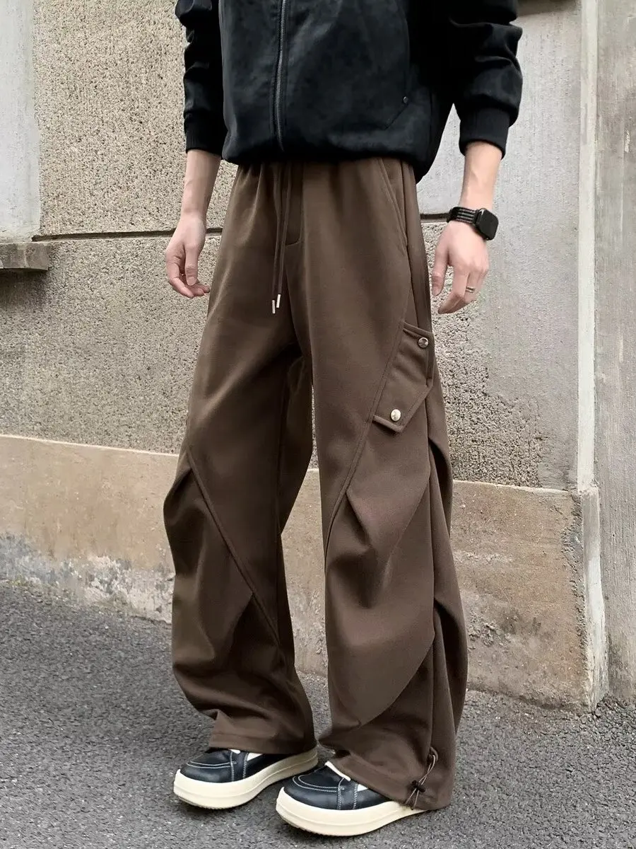 Мужские повседневные брюки на осень-зиму, плиссированные, из шерсти с эффектом звездного неба, свободного кроя, прямые штанины, из полиэфирного волокна, прочные, цветные
Мужские повседневные брюки на осень-зиму, плиссированные, из шерсти с эффектом звездного неба, свободного кроя, прямые штанины, из полиэфирного волокна, прочные, цветные