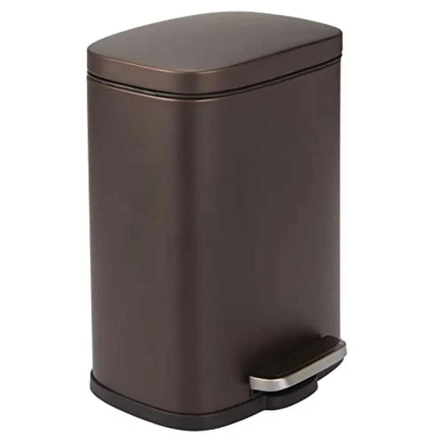 Pedal Bin 5 L Stainless Steel Metal Waste Bin with Pedal Lid and Plastic Insert Small Household Rubbish Bin for Bathroom and Ki
Pedal Bin 5 L Stainless Steel Metal Waste Bin with Pedal Lid and Plastic Insert Small Household Rubbish Bin for Bathroom and Ki