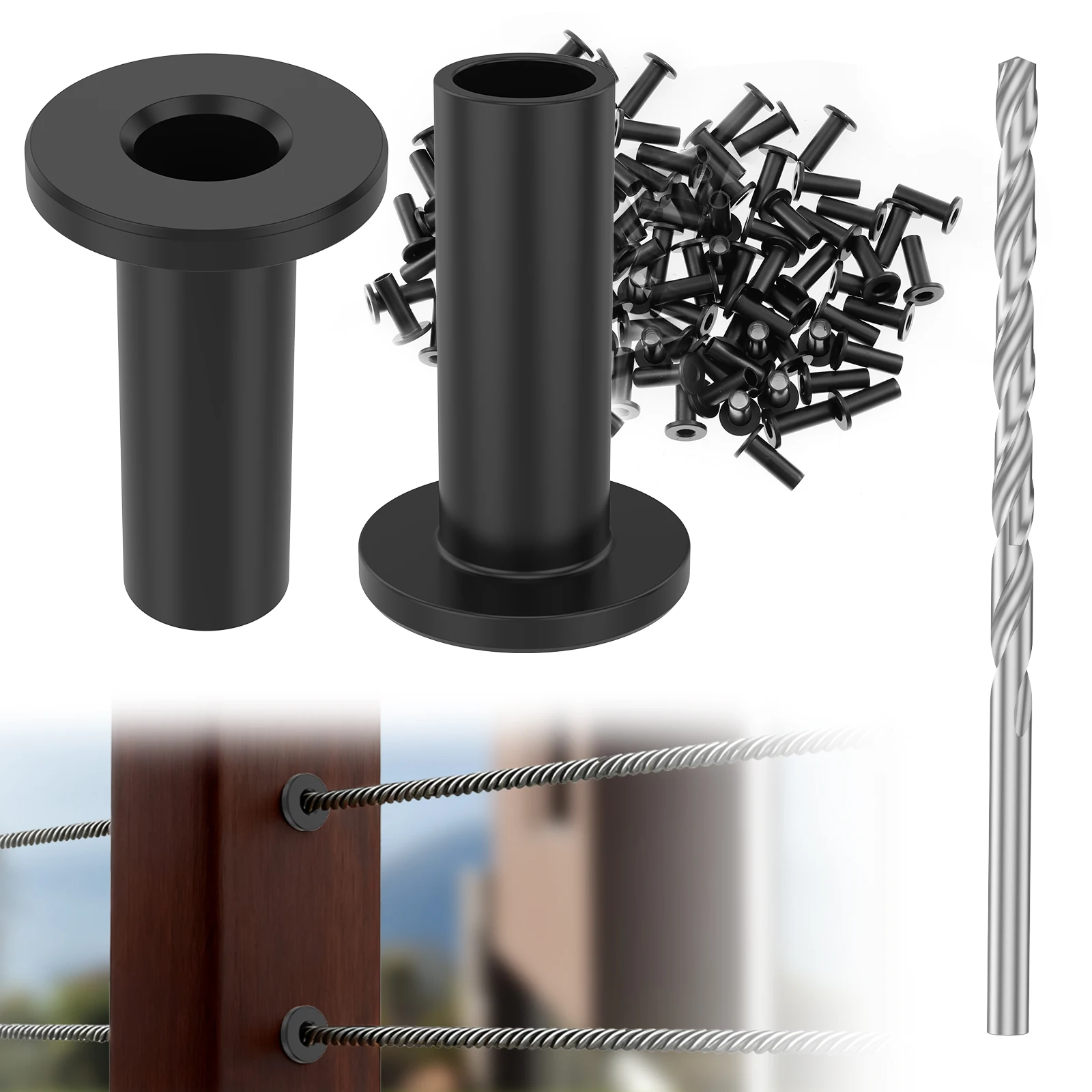 60/241Pcs Stainless Steel Large Flat Socket Head Rivet Connector Insert Joint Sleeve Cap Nut Wire Rope Protective Sleeve
60/241Pcs Stainless Steel Large Flat Socket Head Rivet Connector Insert Joint Sleeve Cap Nut Wire Rope Protective Sleeve