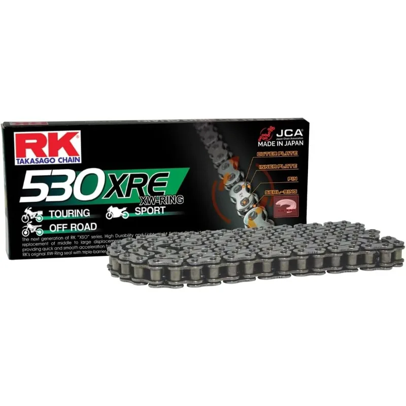 RK Racing Chain 530XRE-110 Сталь 110-звено XW-кольцевая цепь со соединительным звеном
RK Racing Chain 530XRE-110 Сталь 110-звено XW-кольцевая цепь со соединительным звеном