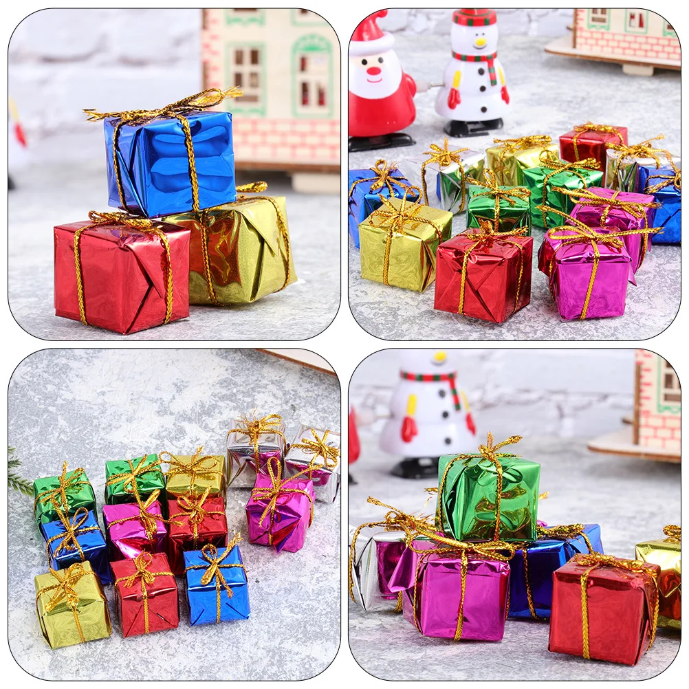 72Pcs Christmas Tree Ornaments Small Gift Boxes Hanging Decorations Mini Gift Boxes Xmas Tree Hanging Pendant Christmas Supplies
72Pcs Christmas Tree Ornaments Small Gift Boxes Hanging Decorations Mini Gift Boxes Xmas Tree Hanging Pendant Christmas Supplies