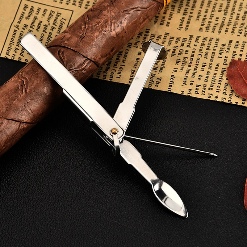 Tobacco Pipe Cleaner Presser Pressing Rod Pass Needle Tobacco Pipe 3-in-1 Cleaner Knife Tamper Tool Cleaning Tool
Tobacco Pipe Cleaner Presser Pressing Rod Pass Needle Tobacco Pipe 3-in-1 Cleaner Knife Tamper Tool Cleaning Tool
