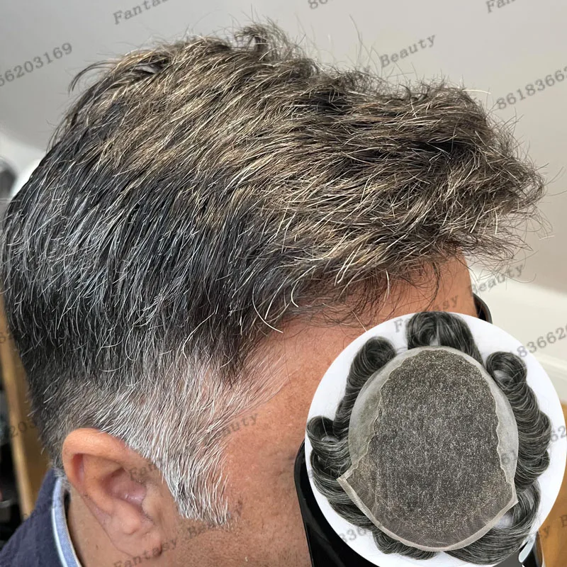 1B30 Natural Hairline Lace Front Human Hair Grey Old Man's Wigs Q6 Swiss Lace PU Base Men Toupee Prosthesis Capillary Hairpieces
1B30 Natural Hairline Lace Front Human Hair Grey Old Man's Wigs Q6 Swiss Lace PU Base Men Toupee Prosthesis Capillary Hairpieces