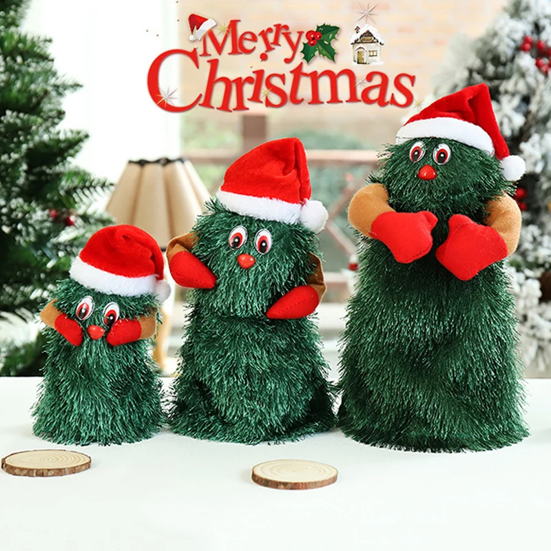 Rotating Christmas Tree Plush Toy Electronic Dancing Singing Doll Home Holiday Merry Christmas Decorations Electric Toy For Kids
Rotating Christmas Tree Plush Toy Electronic Dancing Singing Doll Home Holiday Merry Christmas Decorations Electric Toy For Kids
