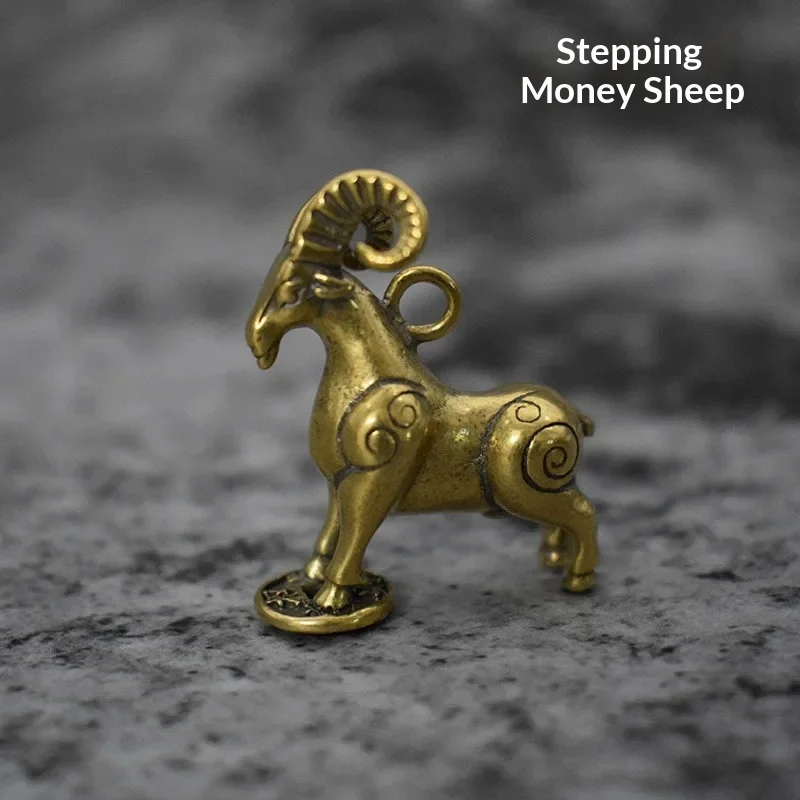 2Pcs Step on Money Sheep Abstract Brass Figurine Casting Animal Metal Sculpture Home Office Decoration Gift Desk Decoration
2Pcs Step on Money Sheep Abstract Brass Figurine Casting Animal Metal Sculpture Home Office Decoration Gift Desk Decoration