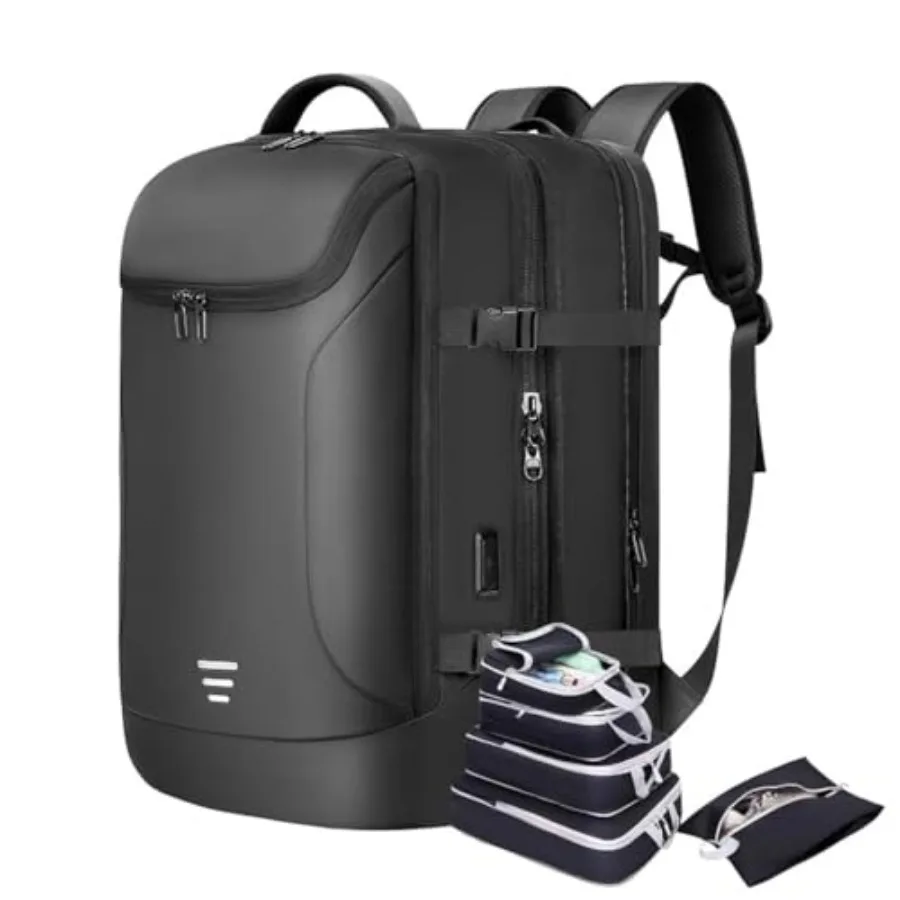 Travel Backpack for Men 50L Expandable Flight Approved Carry on Backpacks Luggage Suitcase for Travel Water Resistant 17.3 inch
Travel Backpack for Men 50L Expandable Flight Approved Carry on Backpacks Luggage Suitcase for Travel Water Resistant 17.3 inch