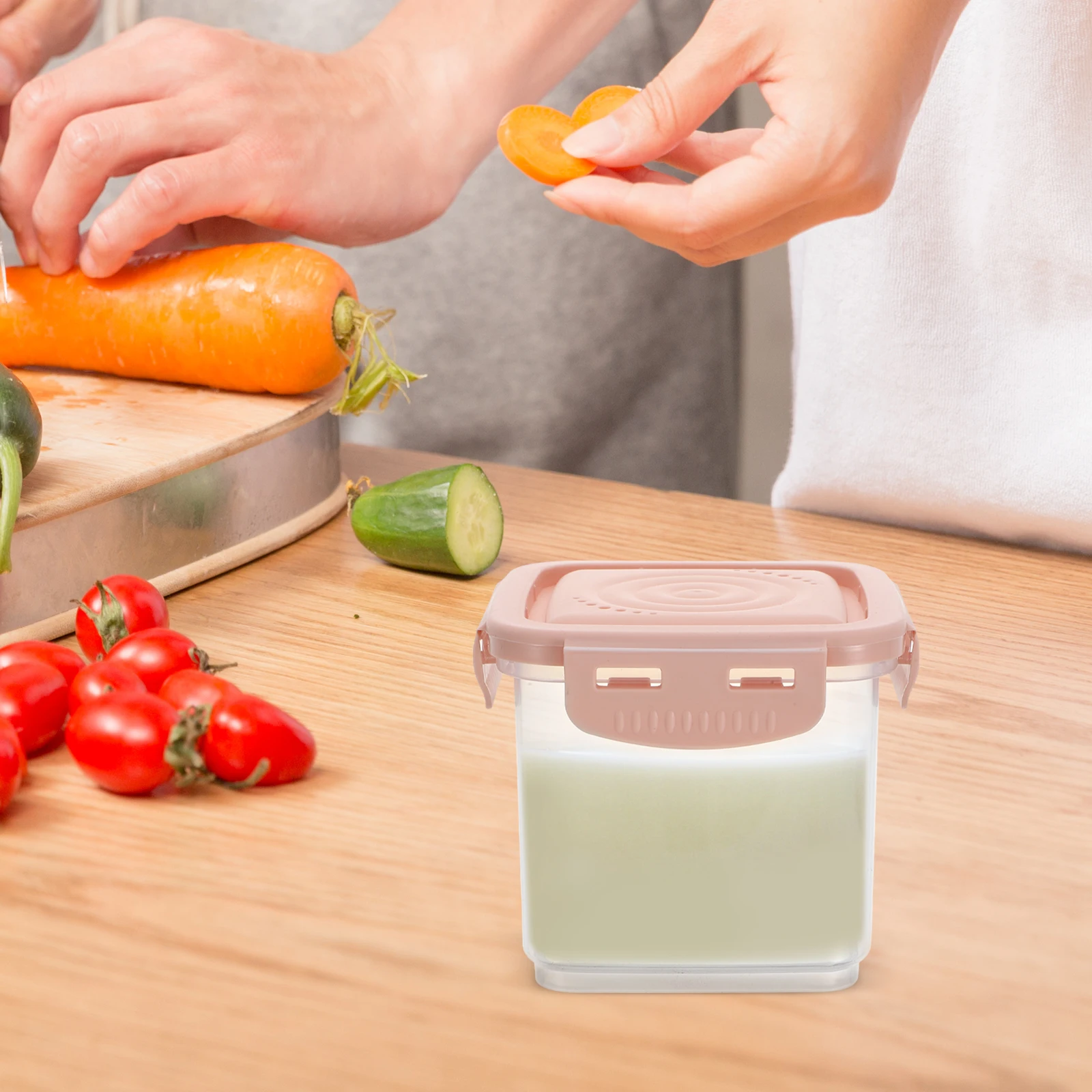 Yogurt Box Air Tight Jars Airtight Storage Container with Cover Food Cereal Plastic
Yogurt Box Air Tight Jars Airtight Storage Container with Cover Food Cereal Plastic