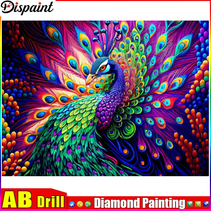 Dispaint AB алмазная живопись "животное павлина" DIY 5D Алмазная вышивка распродажа полный набор горный хрусталь вышивка крестиком домашний декор
Dispaint AB алмазная живопись "животное павлина" DIY 5D Алмазная вышивка распродажа полный набор горный хрусталь вышивка крестиком домашний декор