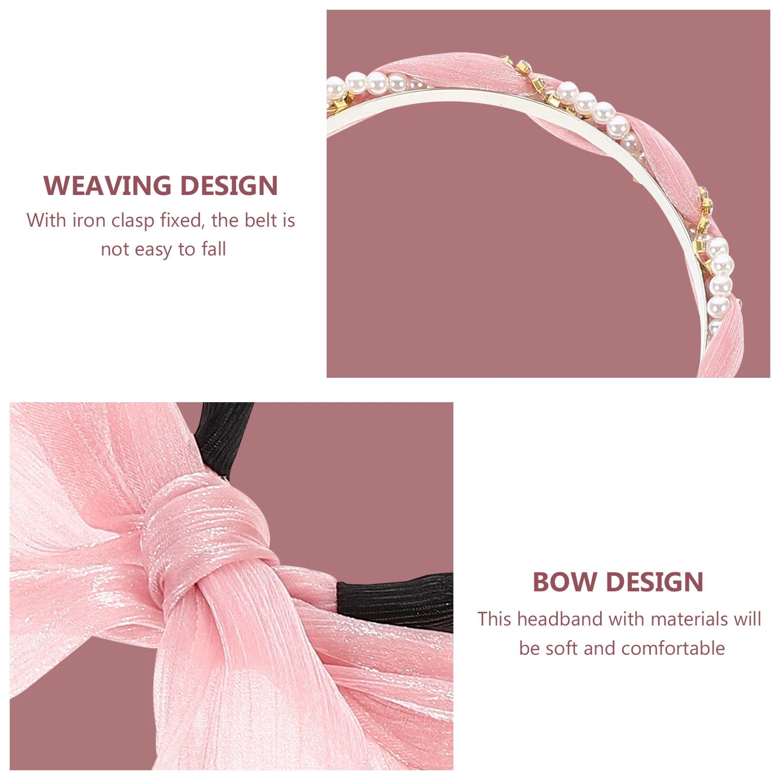 Bow Headband Comfortable Elastic Polyester Clasp Soft Lightweight Women Girls Facial Cleaning Daily Life Classical Color Decor
Bow Headband Comfortable Elastic Polyester Clasp Soft Lightweight Women Girls Facial Cleaning Daily Life Classical Color Decor