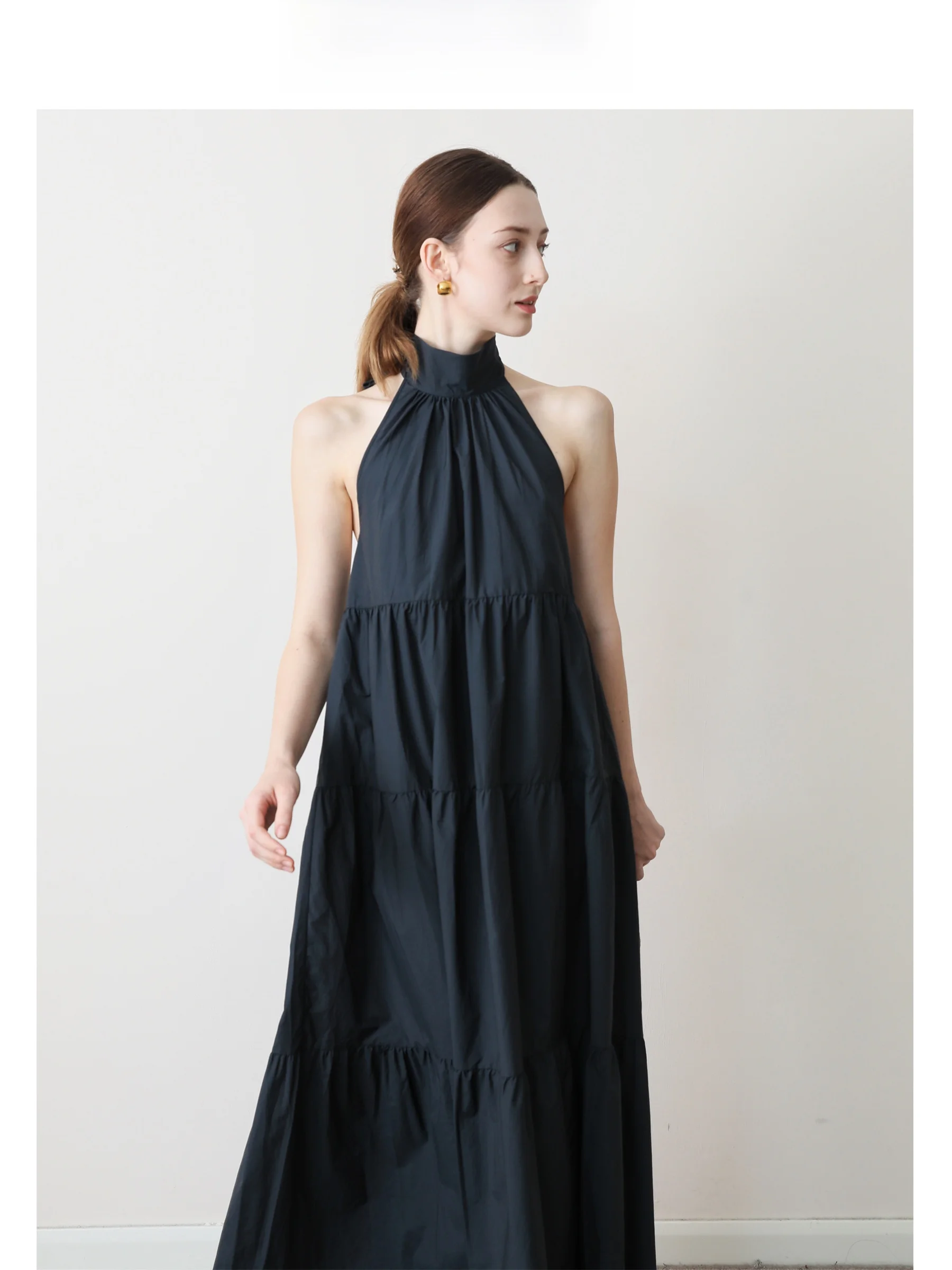 3HLADY Holiday Style Ultra Fine High Yarn Cotton White A-Line Long Dress Neck Hanging Blue Crab Color Dress for Women
3HLADY Holiday Style Ultra Fine High Yarn Cotton White A-Line Long Dress Neck Hanging Blue Crab Color Dress for Women