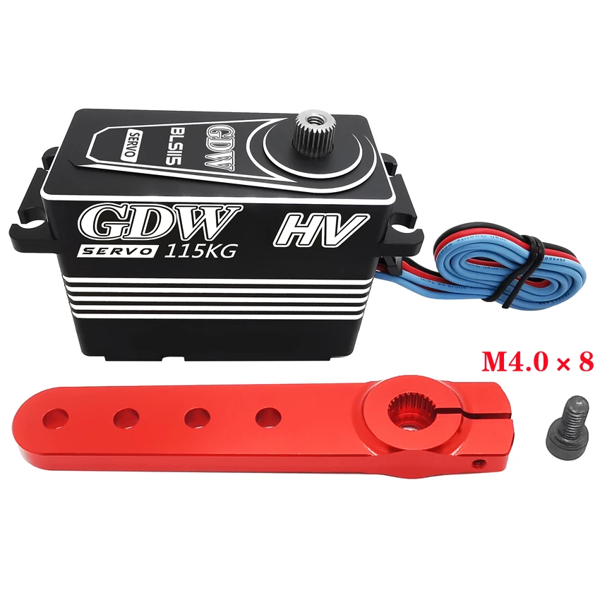 GDW BLS115HV 115 кг 0,14 с/60 ° Бесщеточные цифровые серводвигатели со стальной шестерней и высоким крутящим моментом 12 В для большого радиоуправляемого автомобиля Dr-one Robot
GDW BLS115HV 115 кг 0,14 с/60 ° Бесщеточные цифровые серводвигатели со стальной шестерней и высоким крутящим моментом 12 В для большого радиоуправляемого автомобиля Dr-one Robot