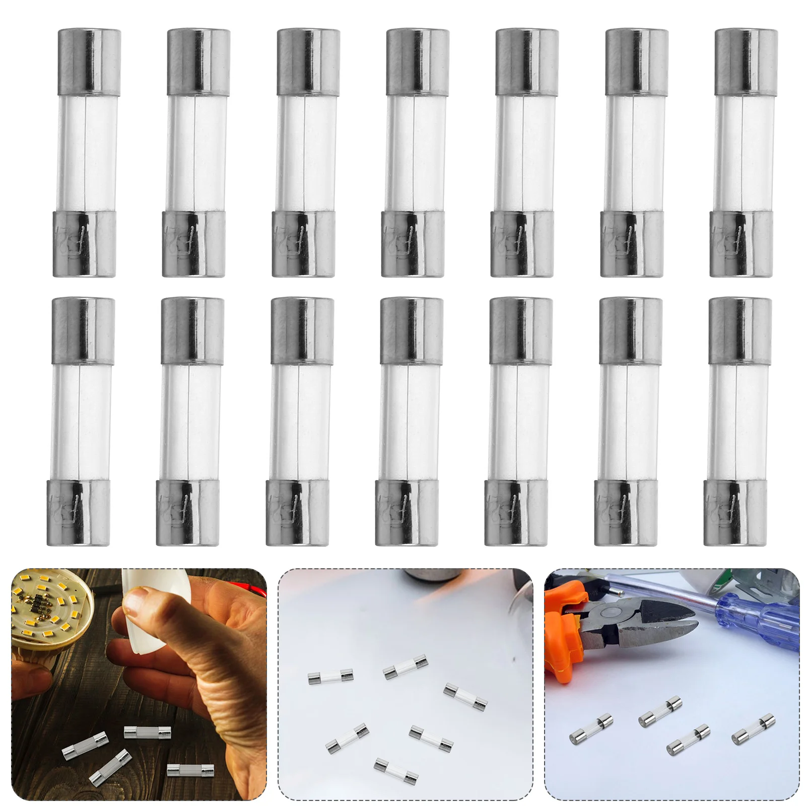 20Pcs 2A 5x20mm Glass Tube Fuse Quick Melting for Power Protection Household Electronics 250V Small Fuse for Tight Spaces
20Pcs 2A 5x20mm Glass Tube Fuse Quick Melting for Power Protection Household Electronics 250V Small Fuse for Tight Spaces