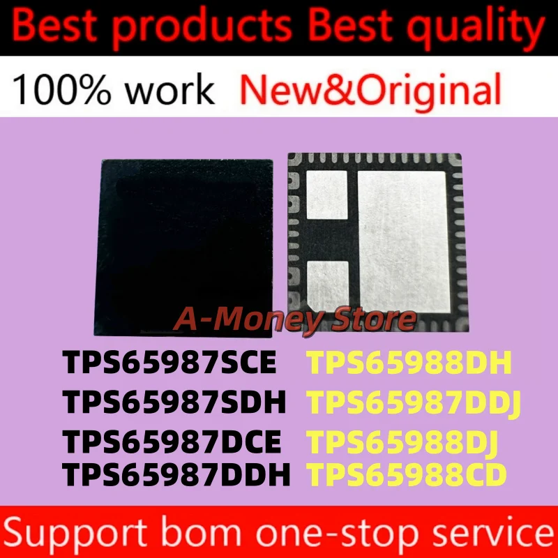 (1pcs) TPS65987DCE TPS65988DH TPS65988DJ TPS65987SCE TPS65987SDH TPS65987DDH TPS65987DDJ TPS65988CD QFN-56
(1pcs) TPS65987DCE TPS65988DH TPS65988DJ TPS65987SCE TPS65987SDH TPS65987DDH TPS65987DDJ TPS65988CD QFN-56