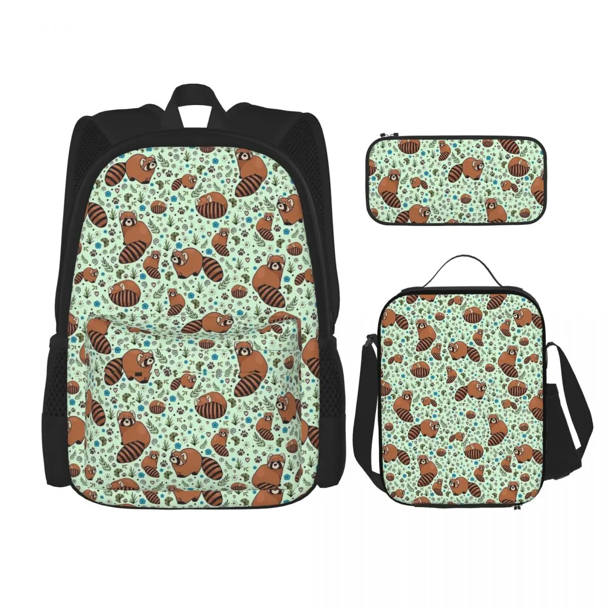 Red Panda Animal Backpacks Boys Girls Bookbag Children School Bags Kids Rucksack Lunch Bag Pen Bag Three-Piece Set
Red Panda Animal Backpacks Boys Girls Bookbag Children School Bags Kids Rucksack Lunch Bag Pen Bag Three-Piece Set