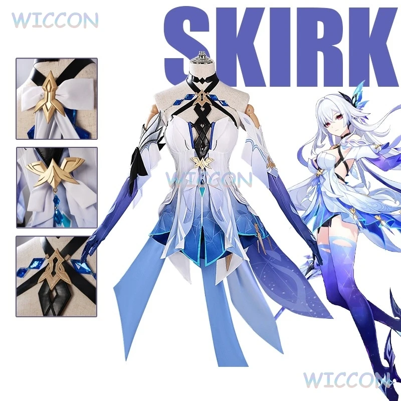Игра Genshin Impact Косплей Новое кожаное платье Skirk Cos Парик Skirk Косплей Костюм Обувь Женский костюм для ролевых игр на Хэллоуин
Игра Genshin Impact Косплей Новое кожаное платье Skirk Cos Парик Skirk Косплей Костюм Обувь Женский костюм для ролевых игр на Хэллоуин