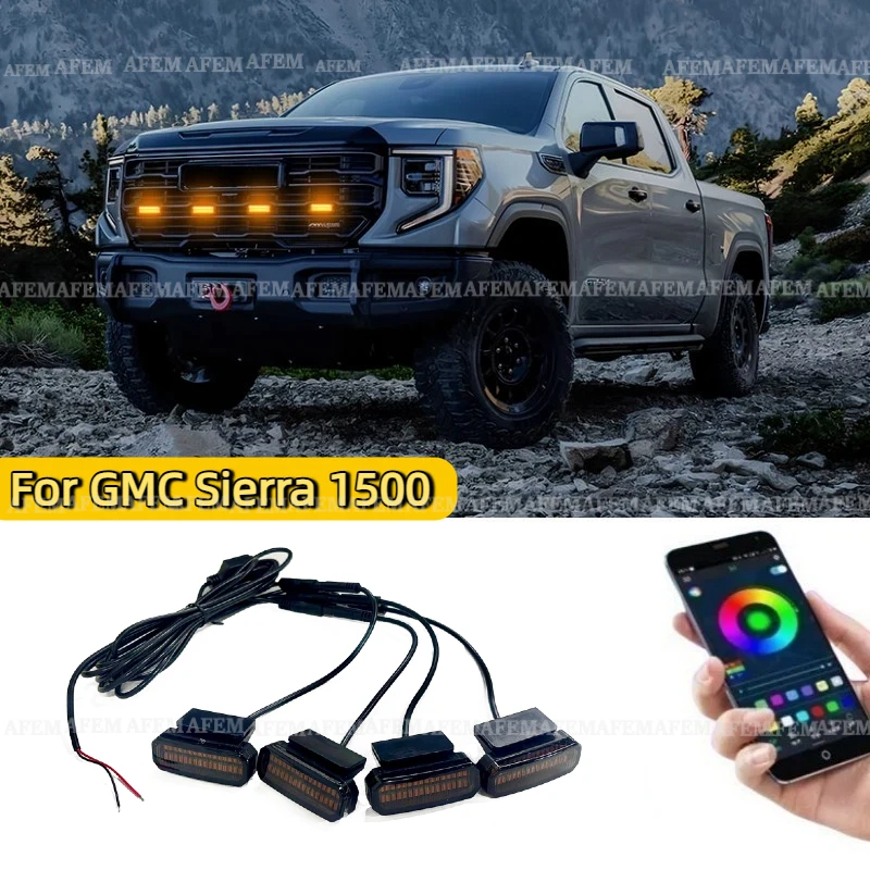 LED Front Grille Light For GMC Sierra 1500 Car Daytime Running Light Wheel Eyebrow Lamp For Pickup Offroad 12V
LED Front Grille Light For GMC Sierra 1500 Car Daytime Running Light Wheel Eyebrow Lamp For Pickup Offroad 12V