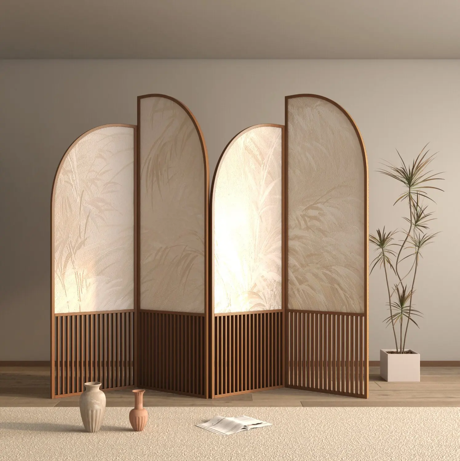 New Chinese folding mobile partition living room bedroom block bamboo home office entrance entrance medieval screen
New Chinese folding mobile partition living room bedroom block bamboo home office entrance entrance medieval screen