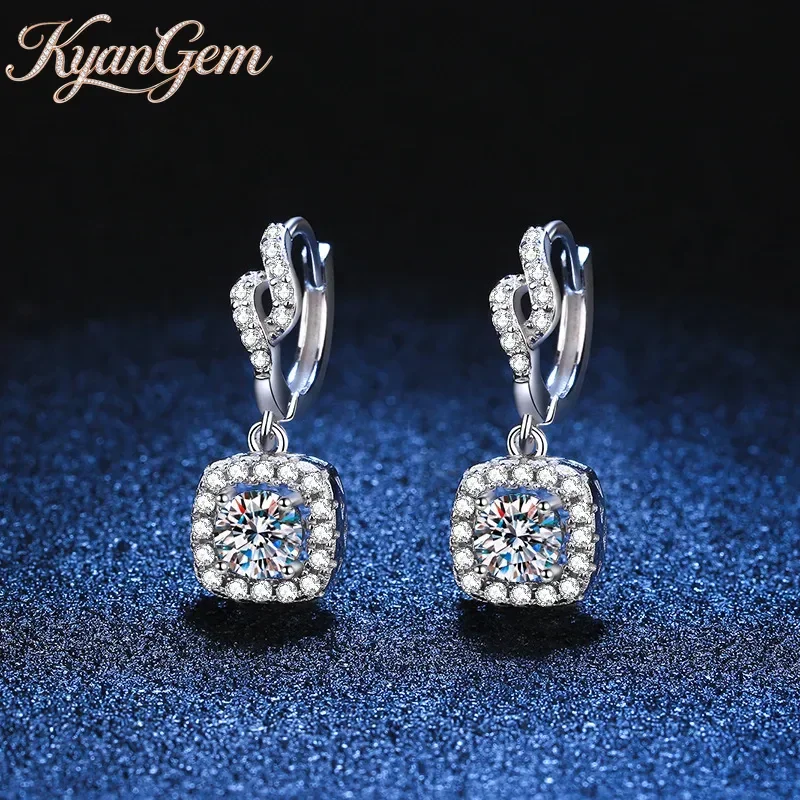 KyanGem 18K Gold Studded Diamond Earrings, 0.5 Carat D-color Moissanite PT950 Platinum Earrings Surrounded By Diamonds
KyanGem 18K Gold Studded Diamond Earrings, 0.5 Carat D-color Moissanite PT950 Platinum Earrings Surrounded By Diamonds