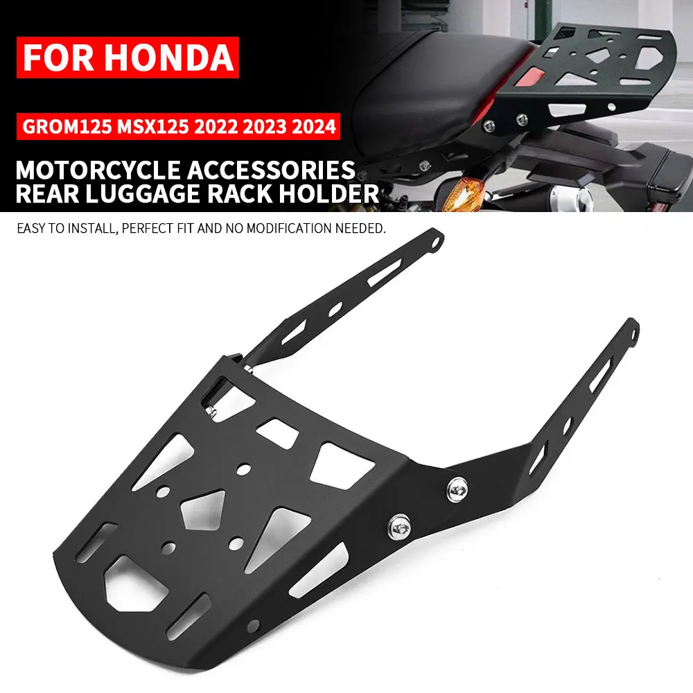 Fit on MSX 125 Motorcycle Rear Luggage Rack Holder Rear Seat Luggage Rack Support Shelf For Honda Grom 125 MSX125 2022 2023 2024
Fit on MSX 125 Motorcycle Rear Luggage Rack Holder Rear Seat Luggage Rack Support Shelf For Honda Grom 125 MSX125 2022 2023 2024