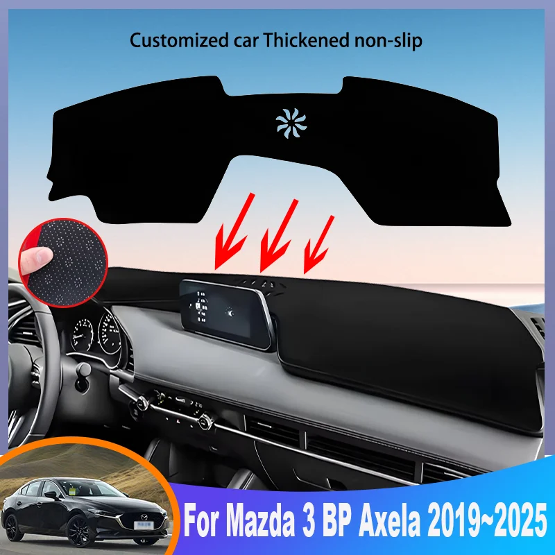 Car Dashboard Cover Mat For Mazda 3 BP Axela 2019~2025 Instrument Panel Carpets Non-Slip Sun protection Pad Interior Accessorie
Car Dashboard Cover Mat For Mazda 3 BP Axela 2019~2025 Instrument Panel Carpets Non-Slip Sun protection Pad Interior Accessorie