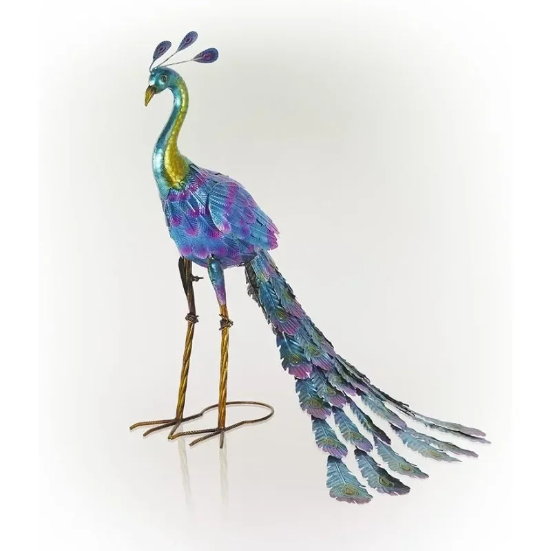 Высококлассная уличная Металлическая статуэтка «Павлин» Alpine Corporation 28 дюймов, многоцветная декоративная статуэтка США
Высококлассная уличная Металлическая статуэтка «Павлин» Alpine Corporation 28 дюймов, многоцветная декоративная статуэтка США