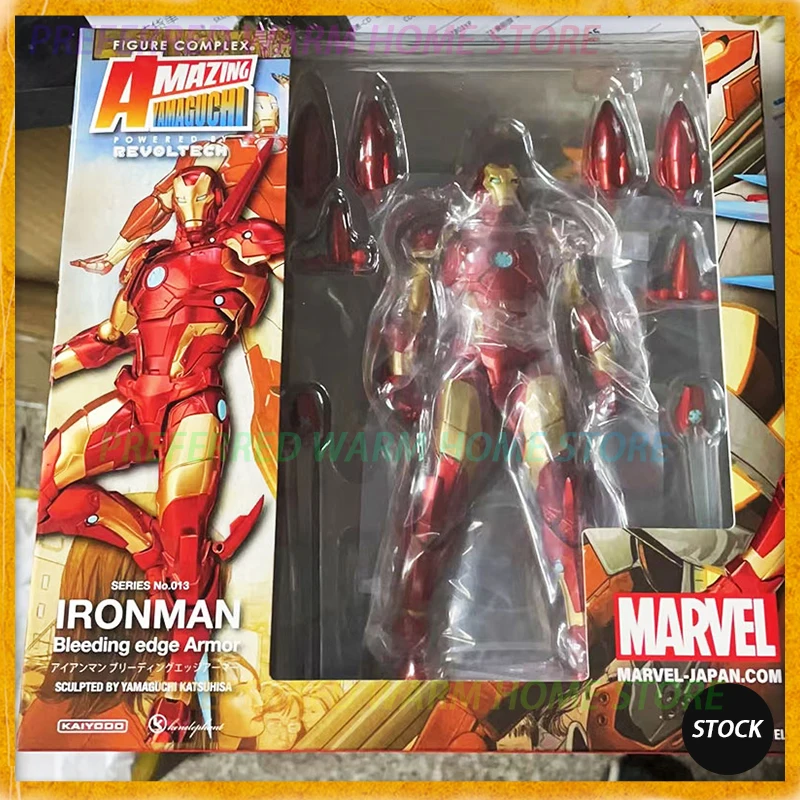 In Stock Original KAIYODO Iron Man 2.0 MK37 Revoltech AMAZING YAMAGUCHI Anime Model Toys Bleeding edge Armor The Avengers
In Stock Original KAIYODO Iron Man 2.0 MK37 Revoltech AMAZING YAMAGUCHI Anime Model Toys Bleeding edge Armor The Avengers