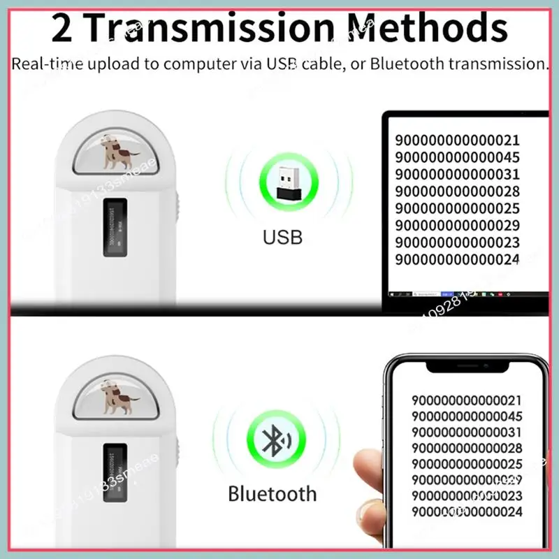 N94R 134.2Khz RFID Reader Pet Microchip Scanner Portable Animal Chip Reader For Animal ID Number Identification
N94R 134.2Khz RFID Reader Pet Microchip Scanner Portable Animal Chip Reader For Animal ID Number Identification