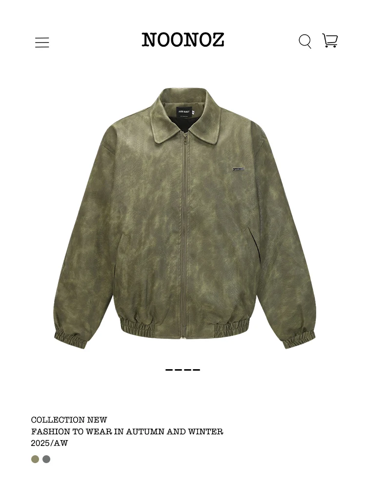 Noonoz American High Street Tie Dye Snake Skin PU Leather Jaet Men's Neutral Sle Trendy Cool Motorcycle Sle Outerwear
Noonoz American High Street Tie Dye Snake Skin PU Leather Jaet Men's Neutral Sle Trendy Cool Motorcycle Sle Outerwear