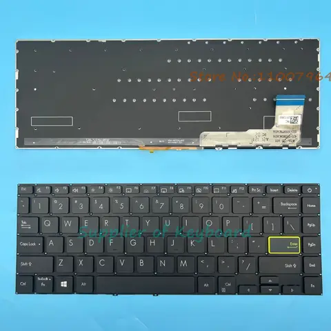 NEW English Keyboard For ASUS S435 S435E S435EA 0KNB0-282GUI00 Backlit