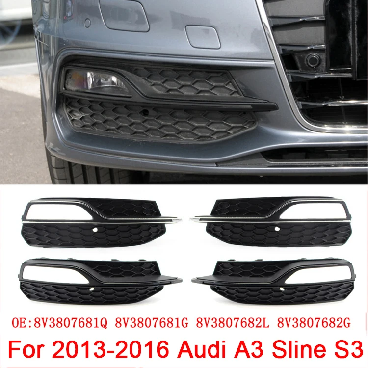 Черный автомобильный передний бампер из АБС-пластика, противотуманная фара, нижняя рамка, решетка для Audi S3 A3 S-Line 2013-2016 8V3807682L 8V3807681Q 8V3807681G
Черный автомобильный передний бампер из АБС-пластика, противотуманная фара, нижняя рамка, решетка для Audi S3 A3 S-Line 2013-2016 8V3807682L 8V3807681Q 8V3807681G