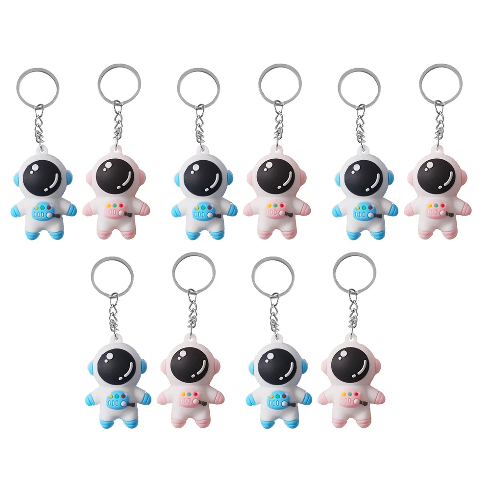 10 Pcs Key Chain Keychain Accessory Astronaut Ring Keyholder Rings Cartoon Decor Lovely Ornament Flexible Glue Pendants
10 Pcs Key Chain Keychain Accessory Astronaut Ring Keyholder Rings Cartoon Decor Lovely Ornament Flexible Glue Pendants