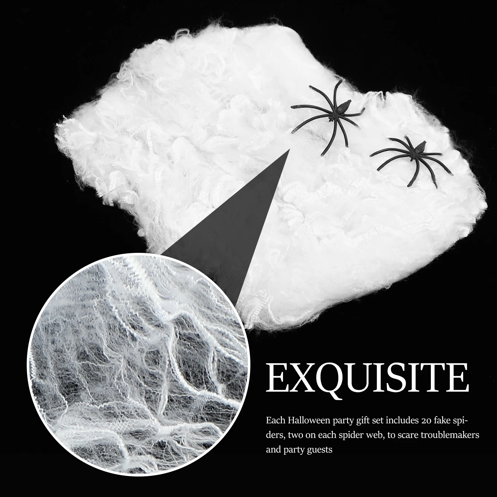10 pcs Decoration Large White Cobweb Props Halloween Party Haunted House Scary Fake Decor Polyester Material Indoor
10 pcs Decoration Large White Cobweb Props Halloween Party Haunted House Scary Fake Decor Polyester Material Indoor