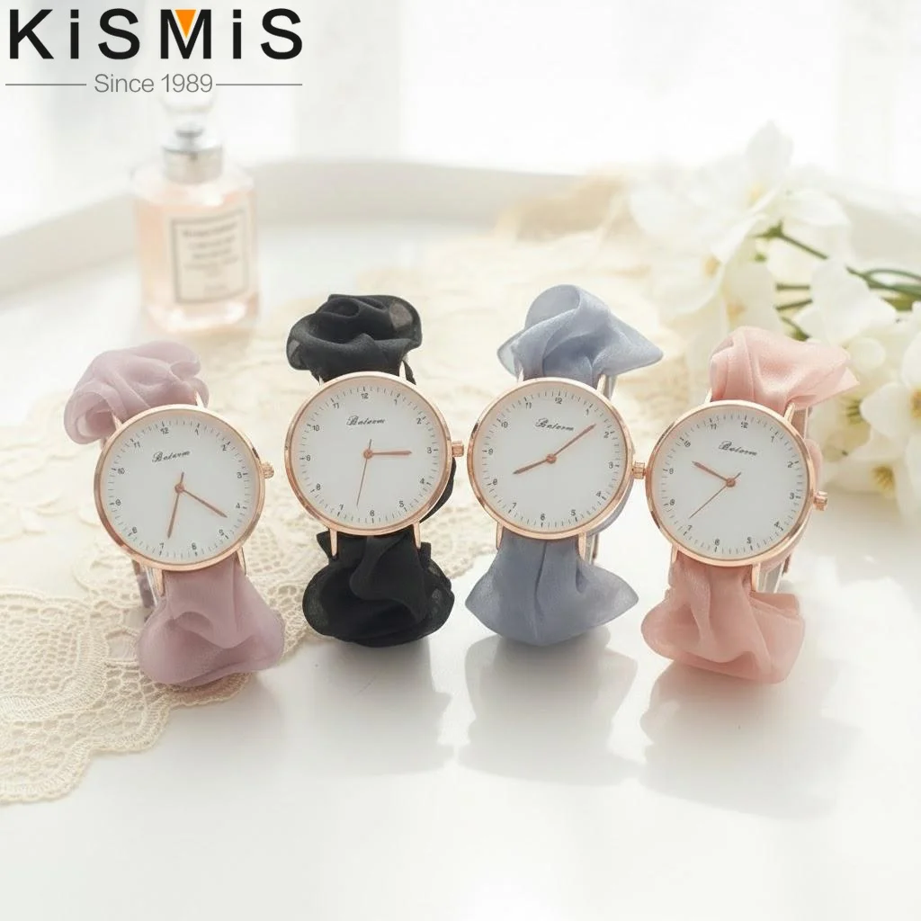 Women Quartz Watch Colorful Fabric Band No Clasp Digital Timepiece Elegant Casual Wristwatch For Students
Women Quartz Watch Colorful Fabric Band No Clasp Digital Timepiece Elegant Casual Wristwatch For Students