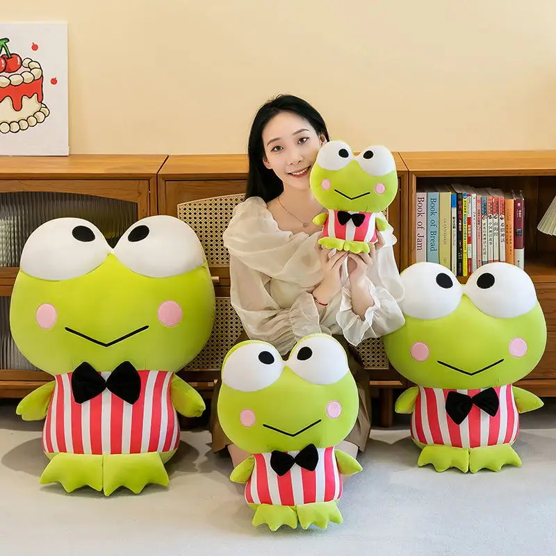 Kero Kero Keroppi Sanrio Plush Filled Doll Kawaii Desktop Decoration Sleeping Pillow Car Decoration Children Toy Birthday Gift
Kero Kero Keroppi Sanrio Plush Filled Doll Kawaii Desktop Decoration Sleeping Pillow Car Decoration Children Toy Birthday Gift