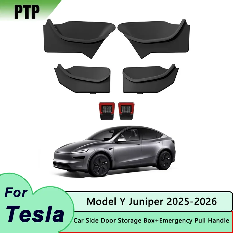 For Tesla Model Y Juniper 2025-2026 Door Side Storage Box Organizer TPE Front & Rear Emergency Pull Handle Car Accessory
For Tesla Model Y Juniper 2025-2026 Door Side Storage Box Organizer TPE Front & Rear Emergency Pull Handle Car Accessory