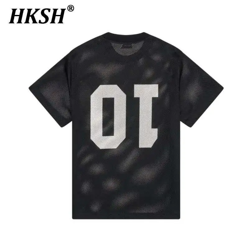 HKSH Summer New Men's Tide Dark Punk Tees American High Street Vintage Mesh Black Letter Round Neck Short Sleeve T-shirts HK1847
HKSH Summer New Men's Tide Dark Punk Tees American High Street Vintage Mesh Black Letter Round Neck Short Sleeve T-shirts HK1847