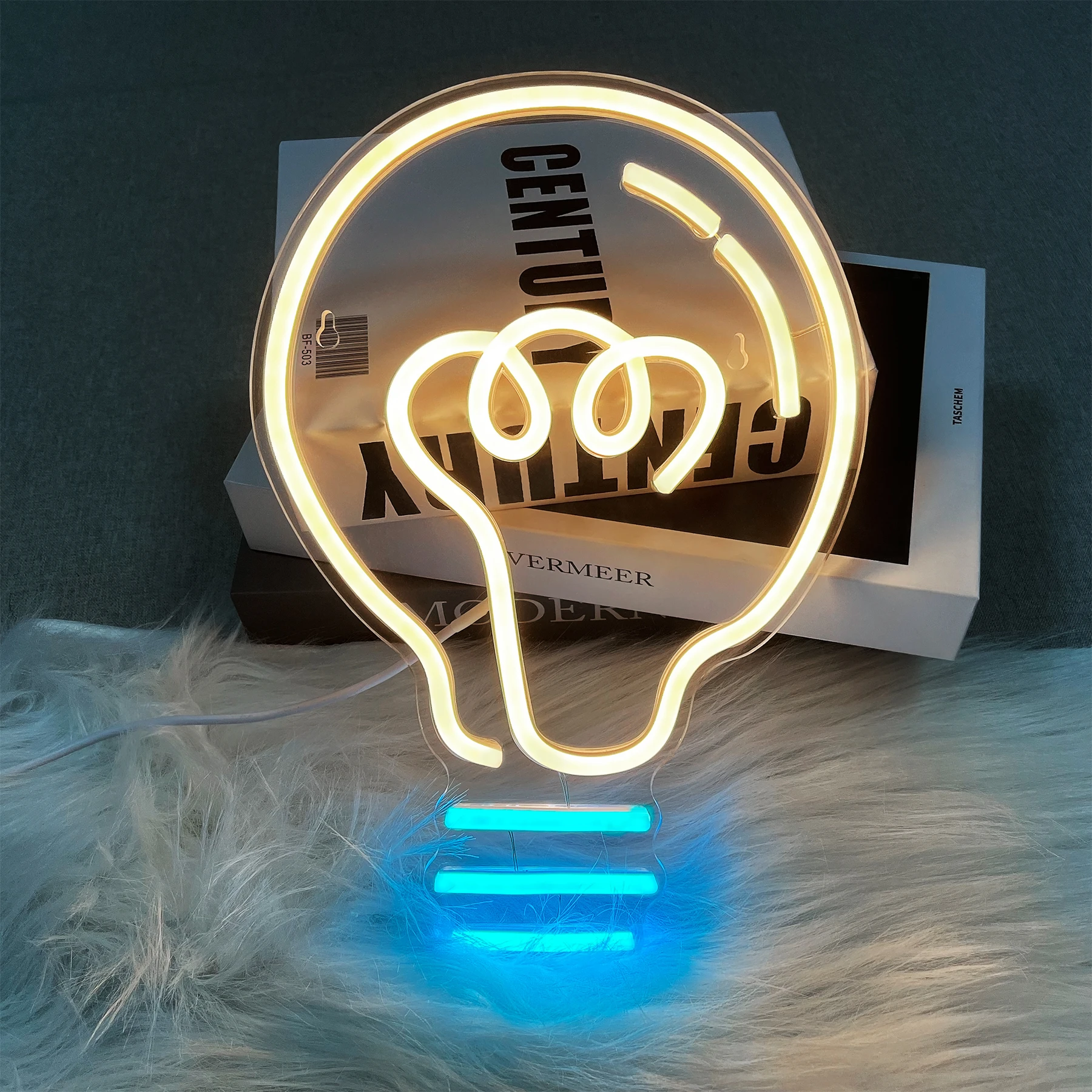 Light Bulb Neon Light, USB Power Supply with Dimming Switch, Dimmable Neon Wall Light, Neon Decorative Light for Children's Room
Light Bulb Neon Light, USB Power Supply with Dimming Switch, Dimmable Neon Wall Light, Neon Decorative Light for Children's Room