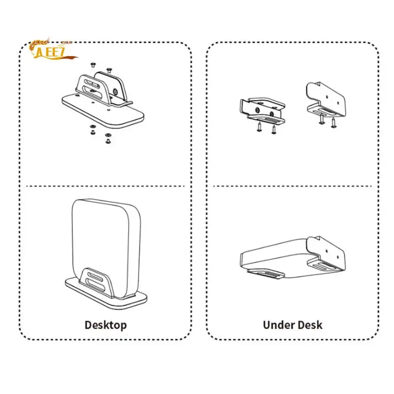 AEE7-Acrylic Bracket For Mac Mini 2023 M2 Chip Wall Mounted Holder Desktop Stand For Mac Mini 2010-2020 M1
AEE7-Acrylic Bracket For Mac Mini 2023 M2 Chip Wall Mounted Holder Desktop Stand For Mac Mini 2010-2020 M1