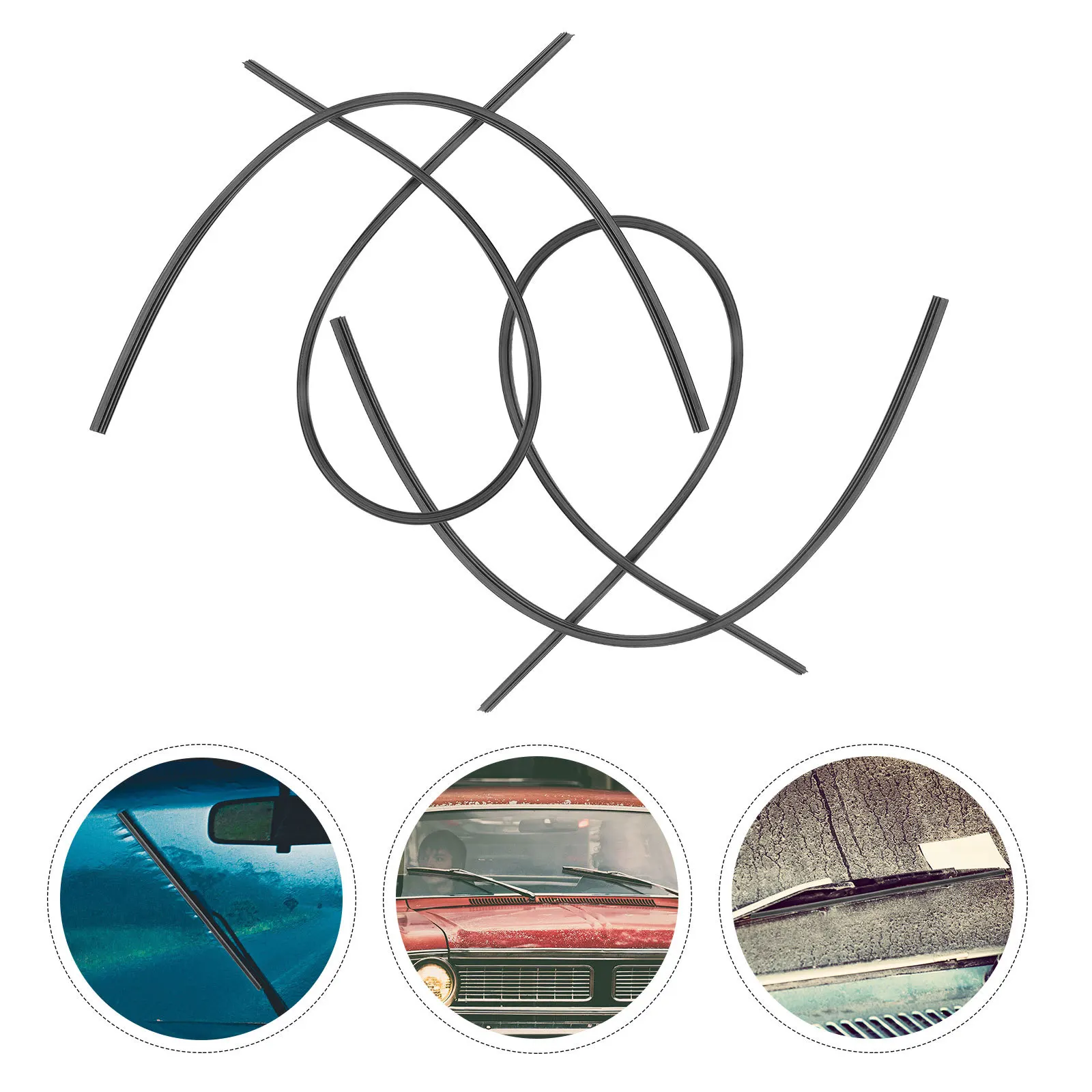 4pcs Windshield Refills Replacement Rubber Strip For Car Wiper Blades Wear-Resistant Quiet Operation Easy Install Windscreen
4pcs Windshield Refills Replacement Rubber Strip For Car Wiper Blades Wear-Resistant Quiet Operation Easy Install Windscreen