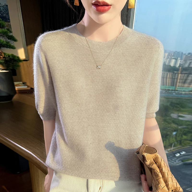 Женская кашемировая жилетка с круглым вырезом и коротким рукавом, 100% трикотаж, однотонная, повседневная, для весны и осени
Женская кашемировая жилетка с круглым вырезом и коротким рукавом, 100% трикотаж, однотонная, повседневная, для весны и осени