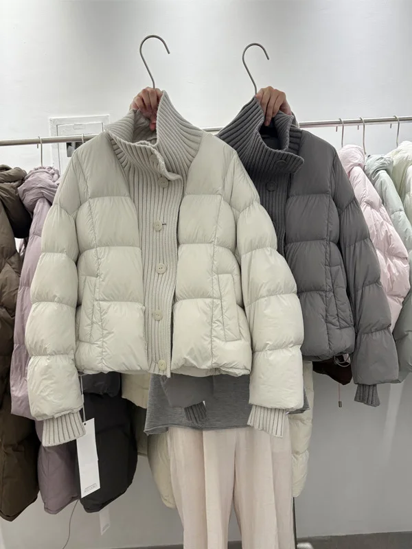 Модная женская куртка в корейском стиле с лоскутным узором, свободного кроя, повседневная, утепленная, в стиле «хлебный пуховик», модное зимнее пальто
Модная женская куртка в корейском стиле с лоскутным узором, свободного кроя, повседневная, утепленная, в стиле «хлебный пуховик», модное зимнее пальто