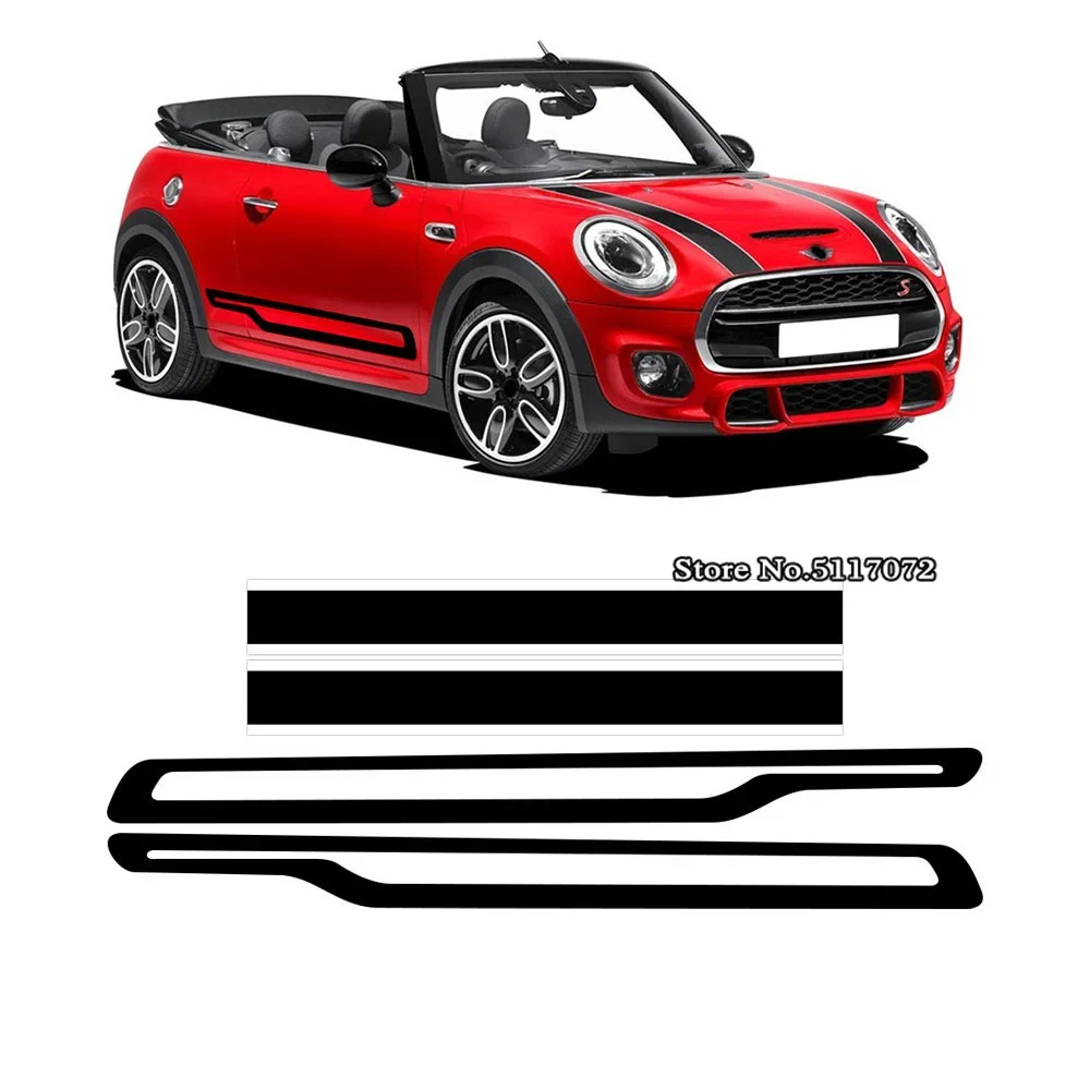 Car Styling Door Side Skirt Sticker Body Stripes Hood Decal for Mini Cooper R50 R52 R53 Hatch R56 R57 F55 F56 F57 Accessories
Car Styling Door Side Skirt Sticker Body Stripes Hood Decal for Mini Cooper R50 R52 R53 Hatch R56 R57 F55 F56 F57 Accessories