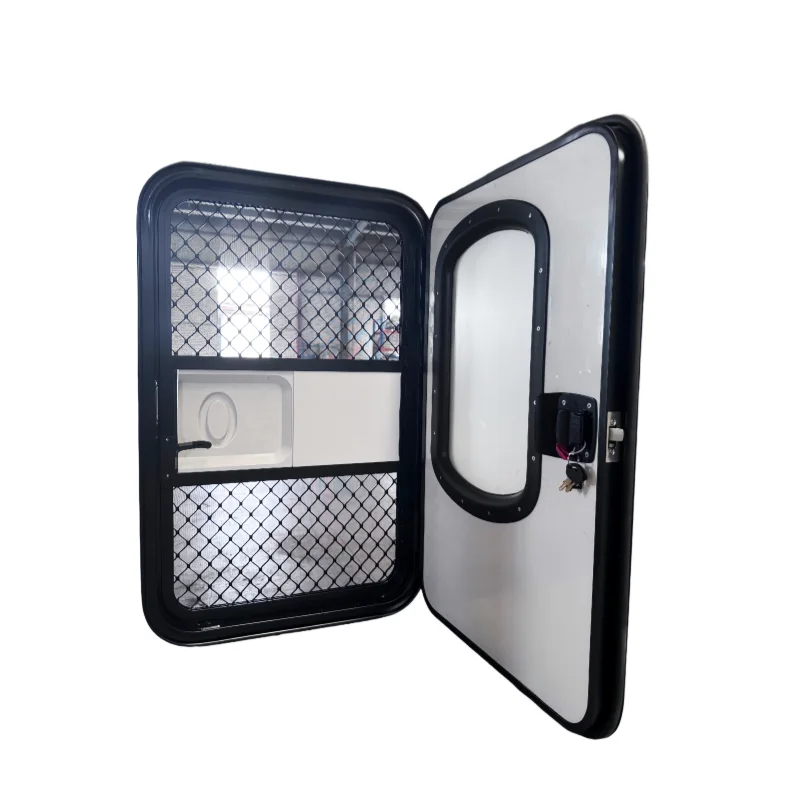 620*900mm Radius Corner Secure Side Entry Door for Truck Campers Mini Campers with Metal Mechanical Lock and Screen Inner Door
620*900mm Radius Corner Secure Side Entry Door for Truck Campers Mini Campers with Metal Mechanical Lock and Screen Inner Door