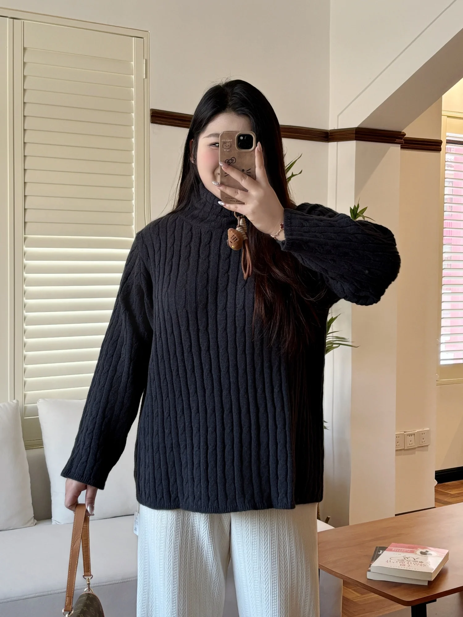 plus Size Women's Knitted Sweater High Neck Inner Wear Loose Belly Cover Casual Top Winter Commute Style Standard Fit Knitwear
plus Size Women's Knitted Sweater High Neck Inner Wear Loose Belly Cover Casual Top Winter Commute Style Standard Fit Knitwear