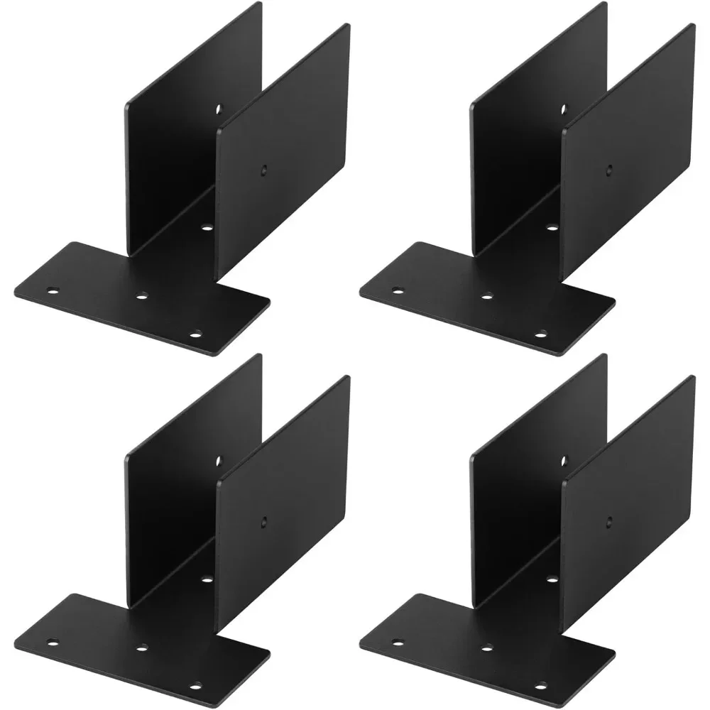 2026 New 4 Pack Black Aluminum T-Shape Pergola Rafter Bracket, Metal Connector for Deck Railing
2026 New 4 Pack Black Aluminum T-Shape Pergola Rafter Bracket, Metal Connector for Deck Railing